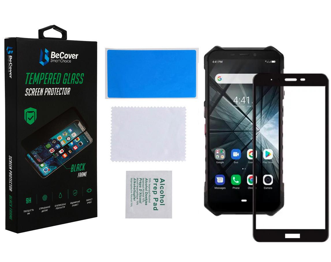 Защитное стекло BeCover для Ulefone Armor X6/X7 Black (707313) - фото 3