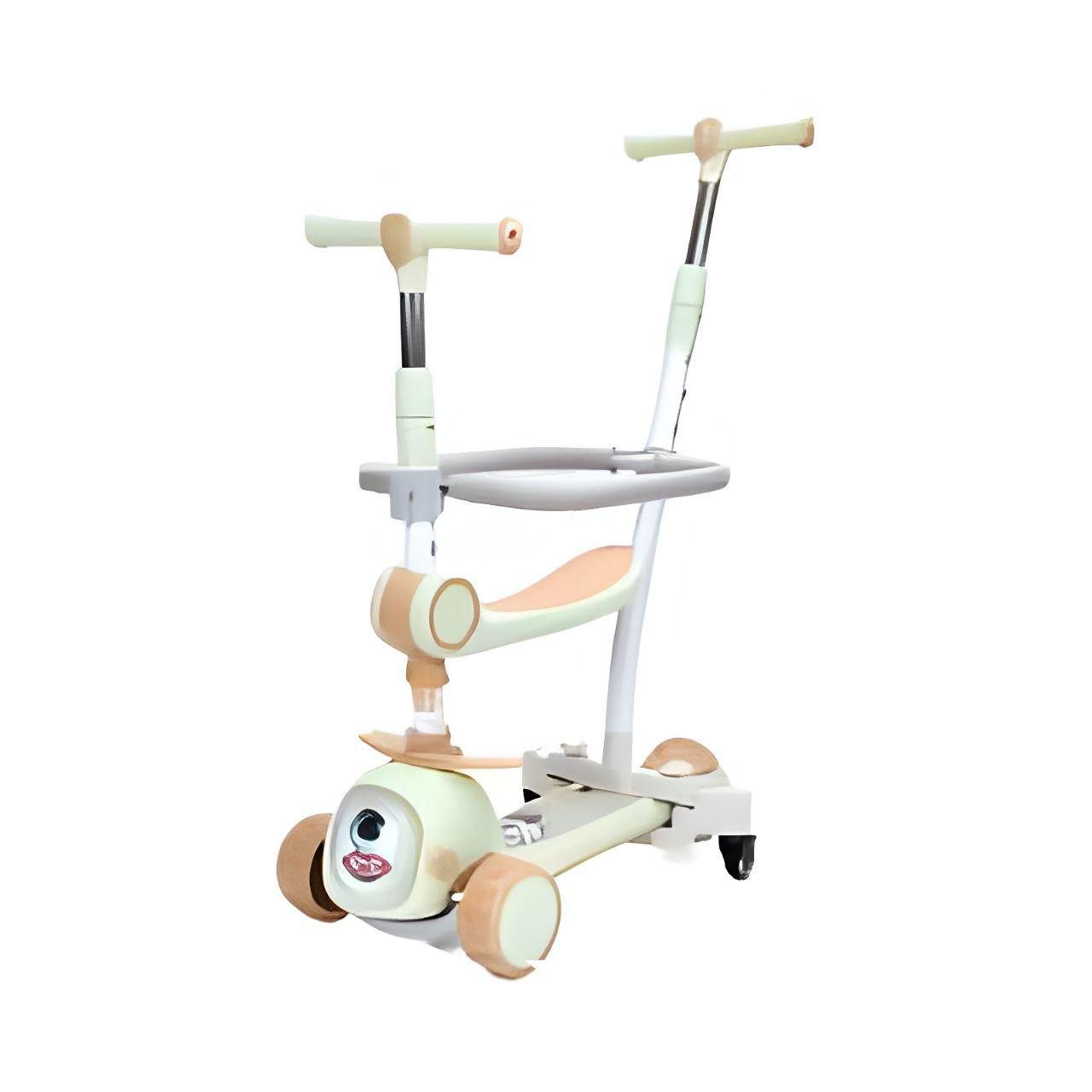 Самокат JR 3-095 5в1 металл/пластик с подсветкой и музыкой дополнительные колеса Зеленый (25149565) Самокат JR 3-095 5в1 металл/пластик с подсветкой и музыкой дополнительные колеса Зеленый (25149565)