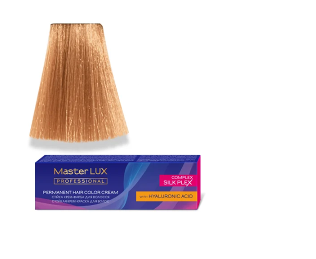 Крем-краска для волос стойкая Master LUX 8.34 60 мл Светло-русый золотисто-медный - фото 1