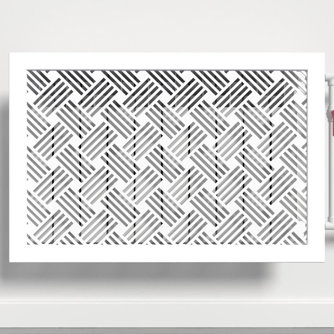 Решетка-экран на батарею SMARTWOOD 300 мм Белый (R20311104)