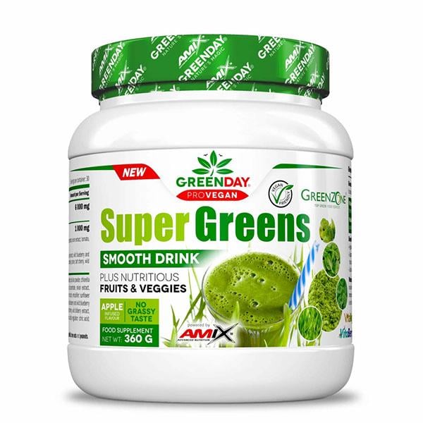Смесь экстрактов Amix Nutrition GreenDay Super Greens Smooth Drink 360 г 30 порций Apple (000026221)