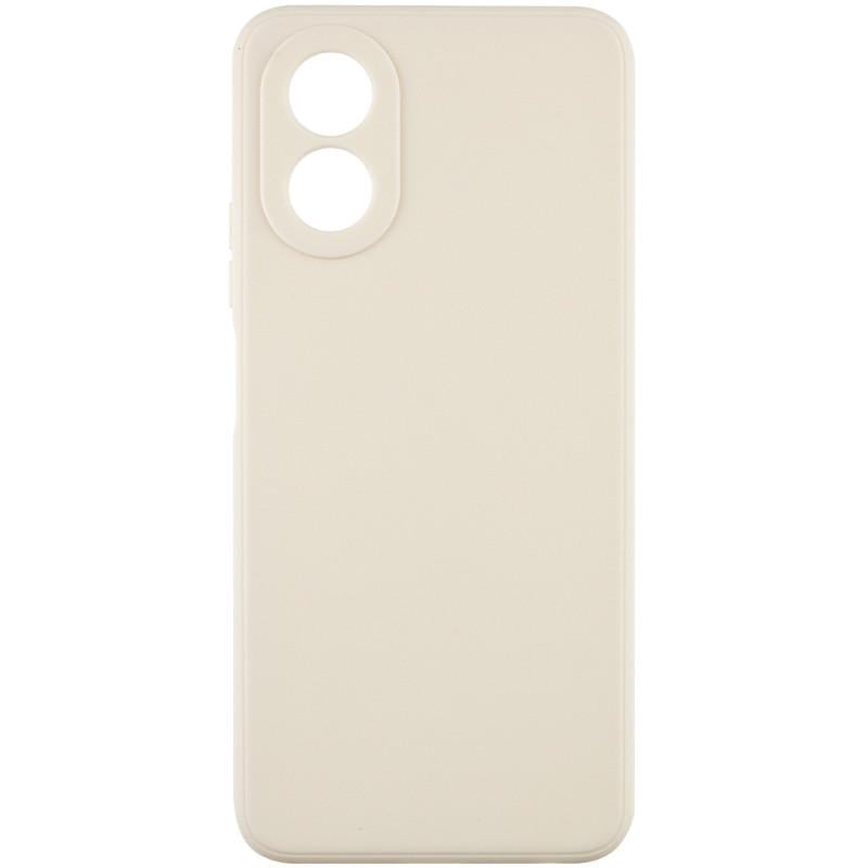 Противоударный силиконовый чехол Candy Full Camera для Oppo A38 / A18 Бежевый / Antigue White