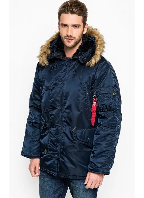 Куртка аляска Alpha Industries N-3B Parka L Blue (MJN31000C1RBL) - фото 2