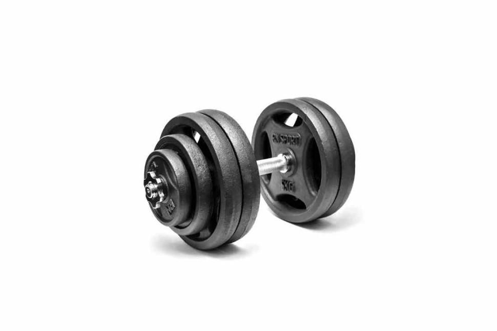 Гантель разборный RN-Sport металлический 28 кг (RN_QTR28) - фото 3