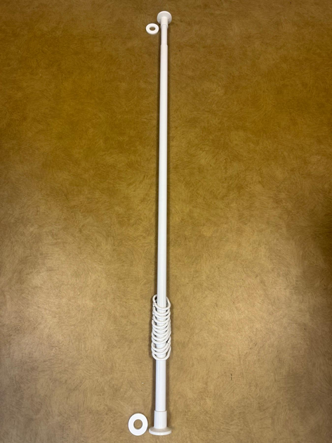 Карниз розсувний для ванної кімнати металевий з кільцями 115-220 см (26610999) - фото 5 Карниз розсувний для ванної кімнати металевий з кільцями 115-220 см (26610999) - фото 5