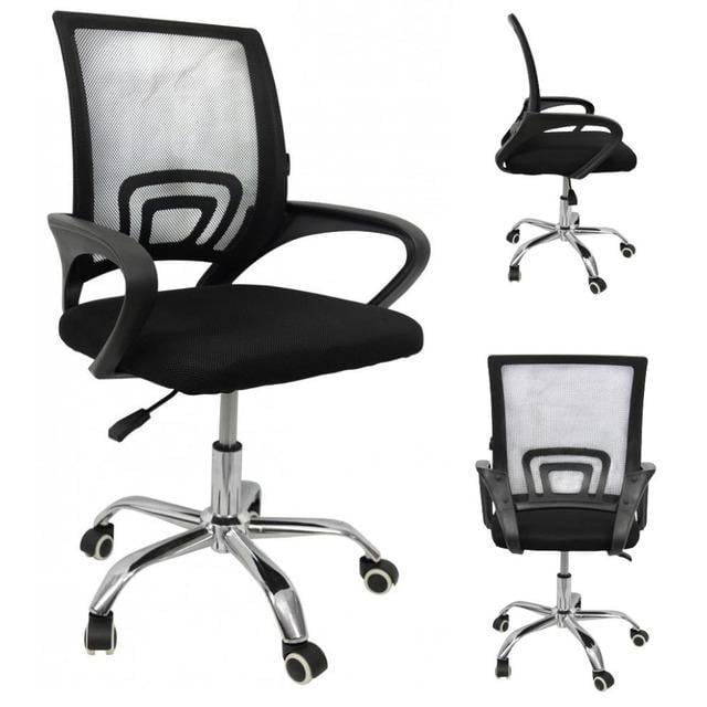 Кресло компьютерное офисное Bonro B-619 Черный (40030000) - фото 6 Кресло компьютерное офисное Bonro B-619 Черный (40030000) - фото 6