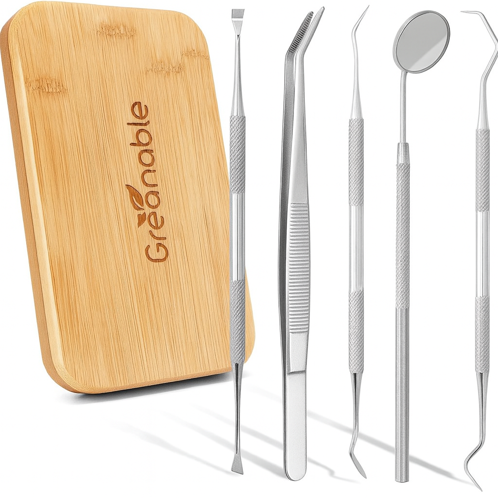 Набір стоматологічних інструментів Greenable Dental Set у кейсі 5 пр. (29870988) - фото 2 Набір стоматологічних інструментів Greenable Dental Set у кейсі 5 пр. (29870988) - фото 2