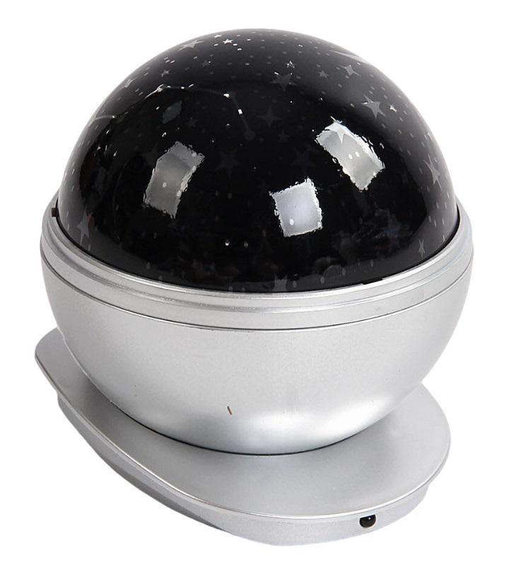 Нічник Night Light 3 режиму підсвічування/мелодії/USB-кабель/пульт керування Grey (147728)