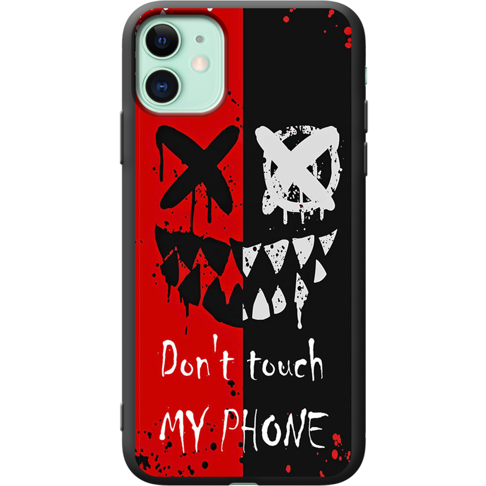 Чехол BoxFace iPhone 11 Bad Smile Черный силикон (38184-up2468-38276)