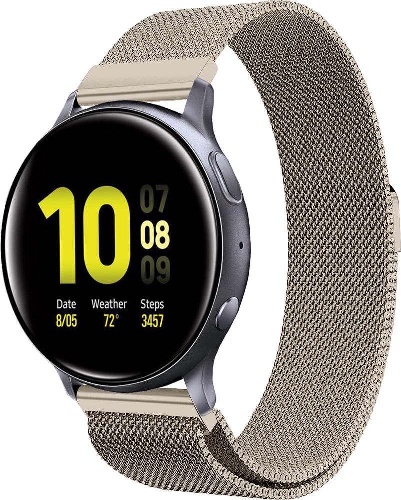 Ремешок Миланская петля Milano Galaxy Watch Active Retro Gold (19265)