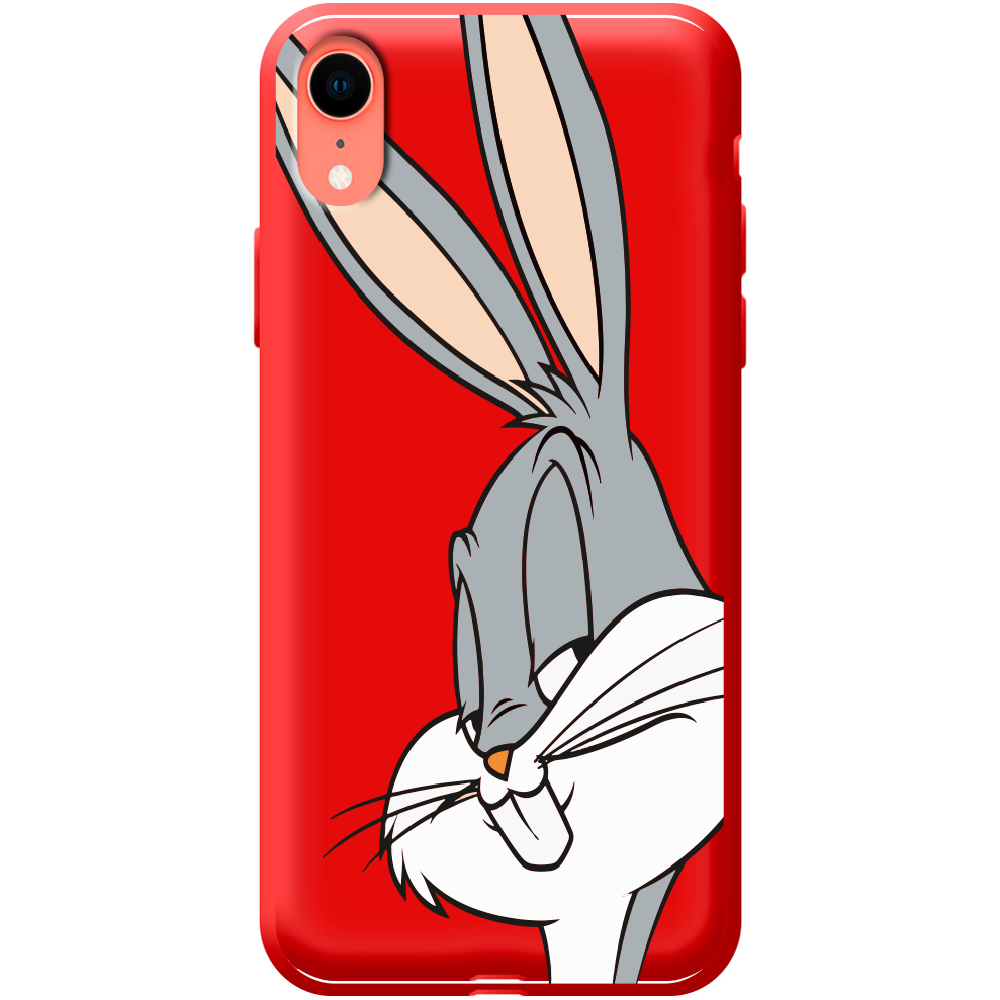 Чехол Boxface iPhone XR Lucky Rabbit Красный силикон (35417-bk81-42163)