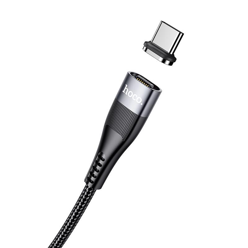 Дата кабель Hoco U99 Vortex Type-C to Type-C 5А 100W 2 м Black - фото 4 Дата кабель Hoco U99 Vortex Type-C to Type-C 5А 100W 2 м Black - фото 4