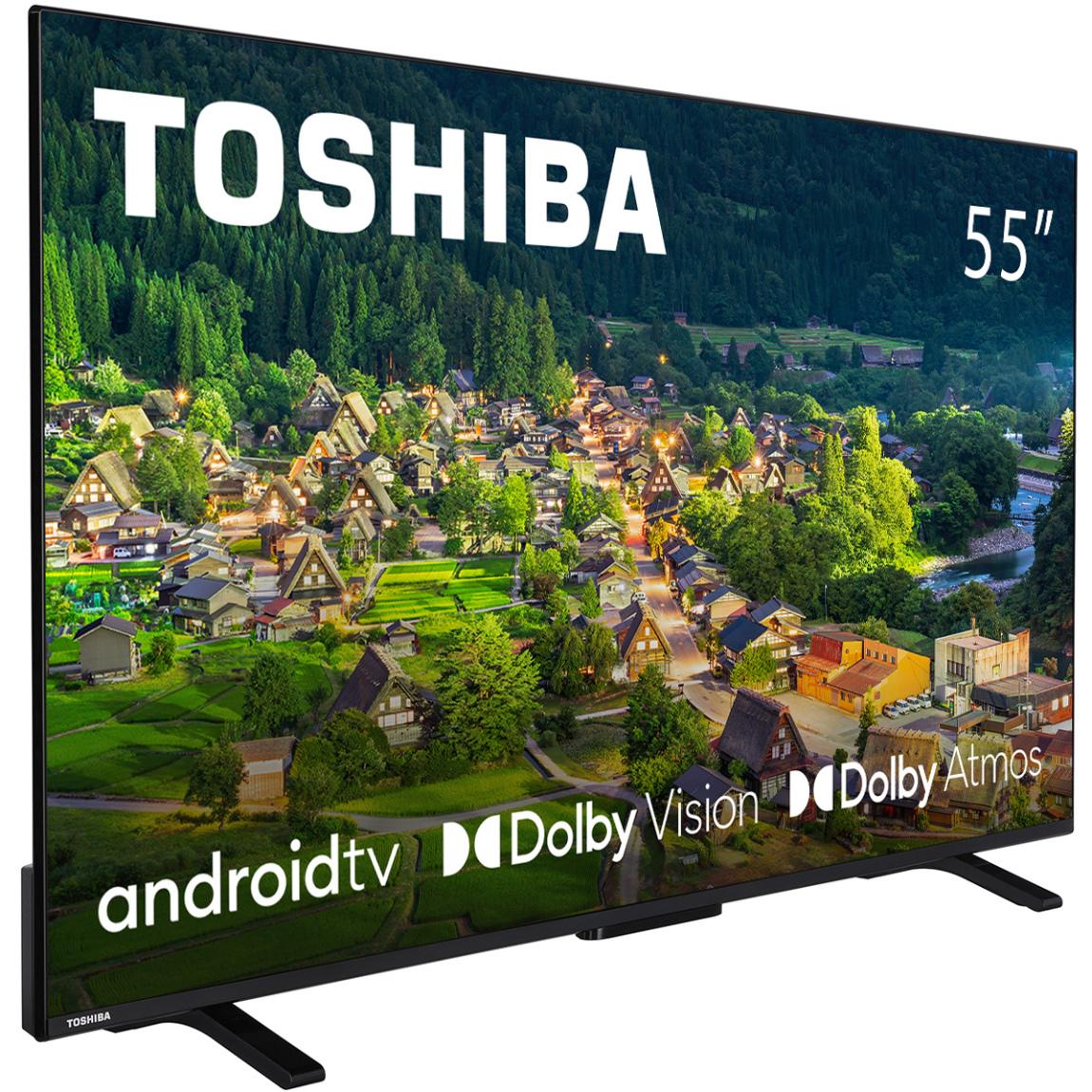 Телевизор Toshiba 55UA2363DG 55" UHD LED T2 Android 11 2x10W Dolby Digital HDMI Wi-Fi VESA 200x200 M4 Black (55UA2363DG) - фото 2 Телевизор Toshiba 55UA2363DG 55" UHD LED T2 Android 11 2x10W Dolby Digital HDMI Wi-Fi VESA 200x200 M4 Black (55UA2363DG) - фото 2