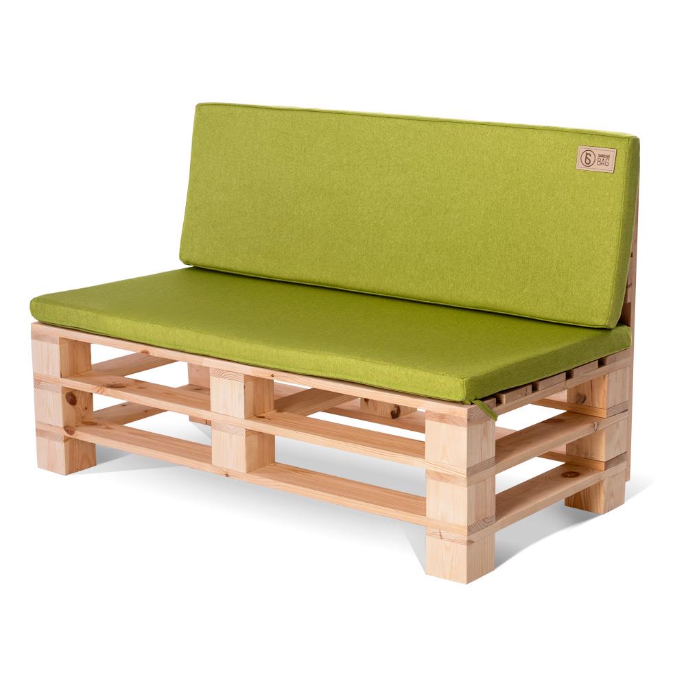 Комплект подушек для садовой мебели SanchoBAG Queens 120x40x10/120х80x10 см Apple (pdm-1013-sq310-10)