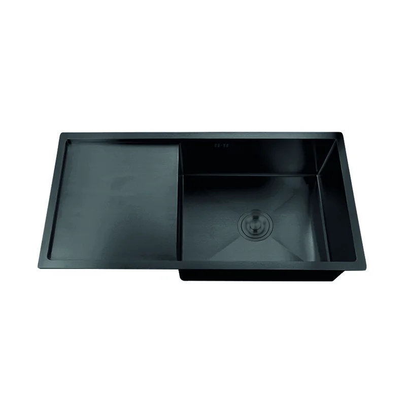 Мойка кухонная Zerix ZH7844B-215 3.0/1.0 с сушилкой для посуды прямоугольная (ZM5565)
