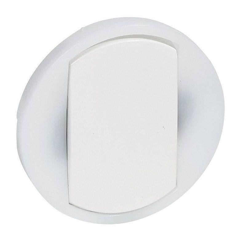 Панель вывода кабеля Legrand Celiane с кольцевой подсветкой Белый (25877262)