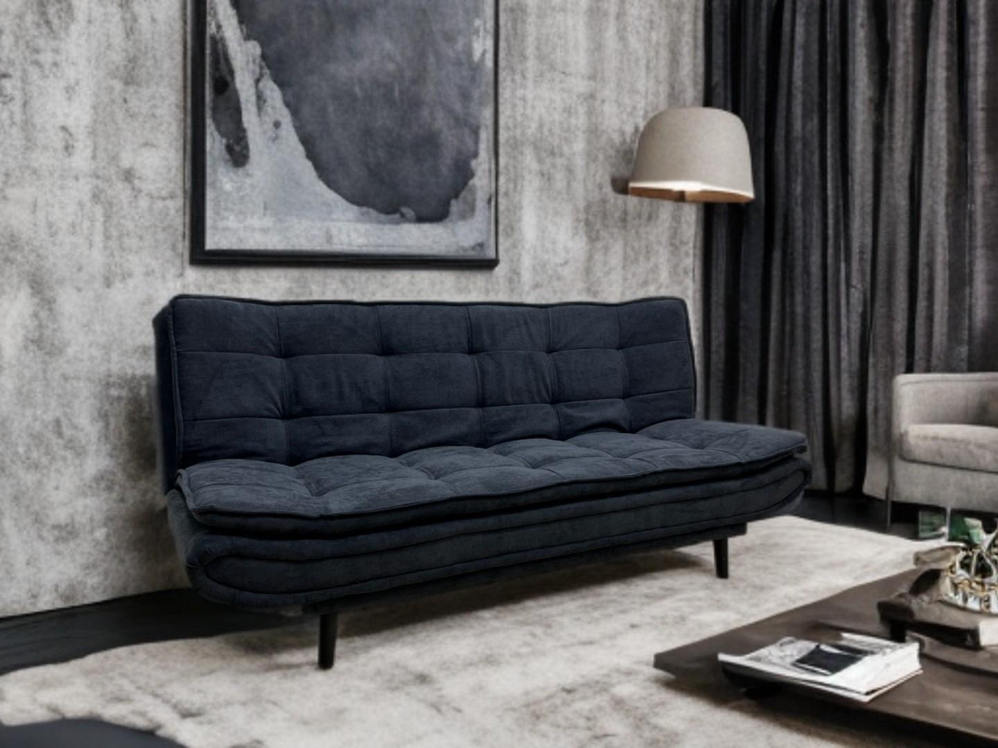 Диван Virkoni Барселона клик-кляк Аляска 193x98x89 см 10 Черный (44706-010010510) - фото 3 Диван Virkoni Барселона клик-кляк Аляска 193x98x89 см 10 Черный (44706-010010510) - фото 3