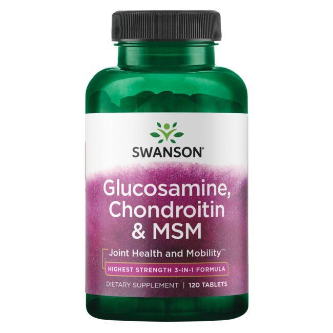 ᐉ Препарат для суставов и связок Swanson Glucosamine Chondroitin&MSM ...