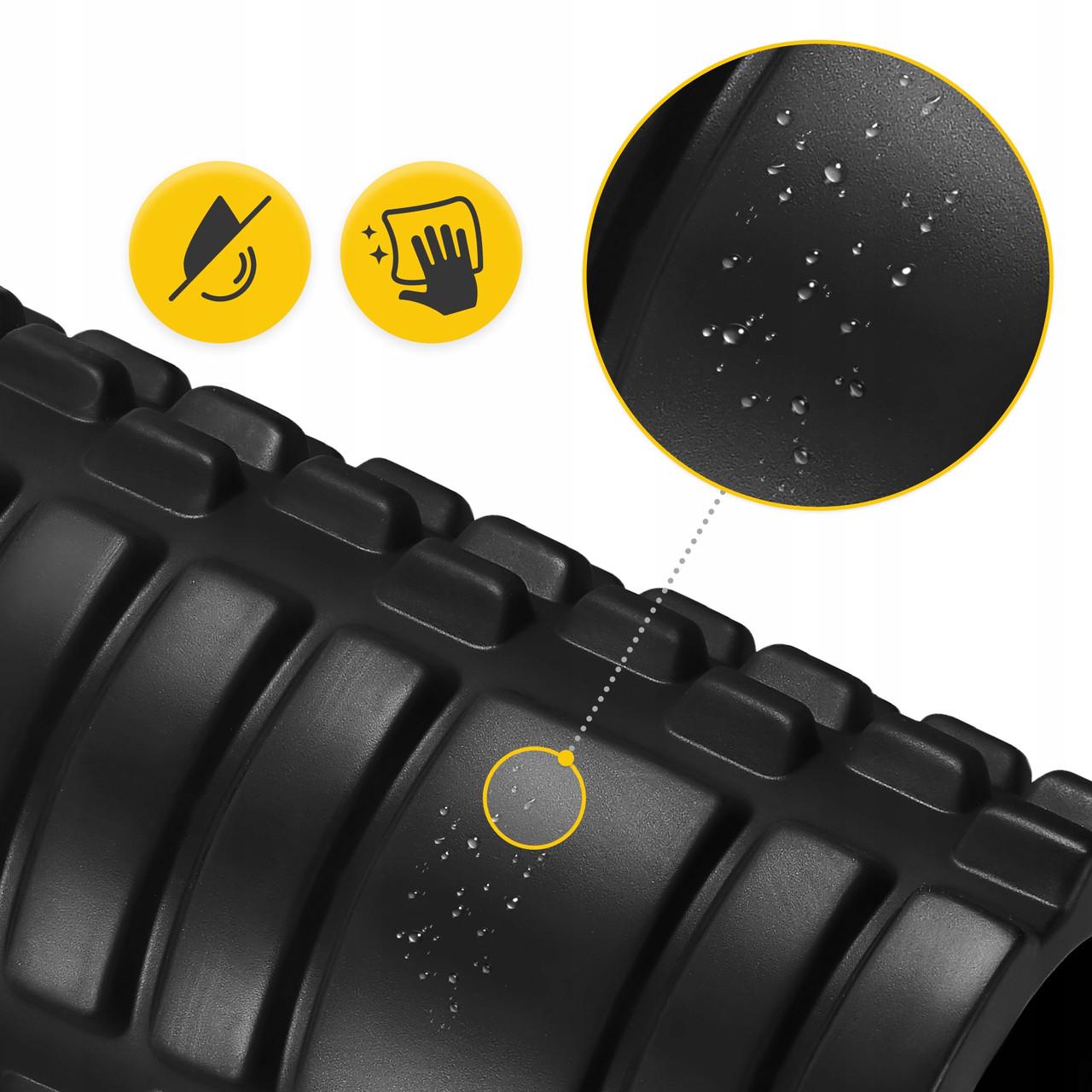 Ролик масажний 4FIZJO 33x14 см Black (P-5907222931004) - фото 8 Ролик масажний 4FIZJO 33x14 см Black (P-5907222931004) - фото 8