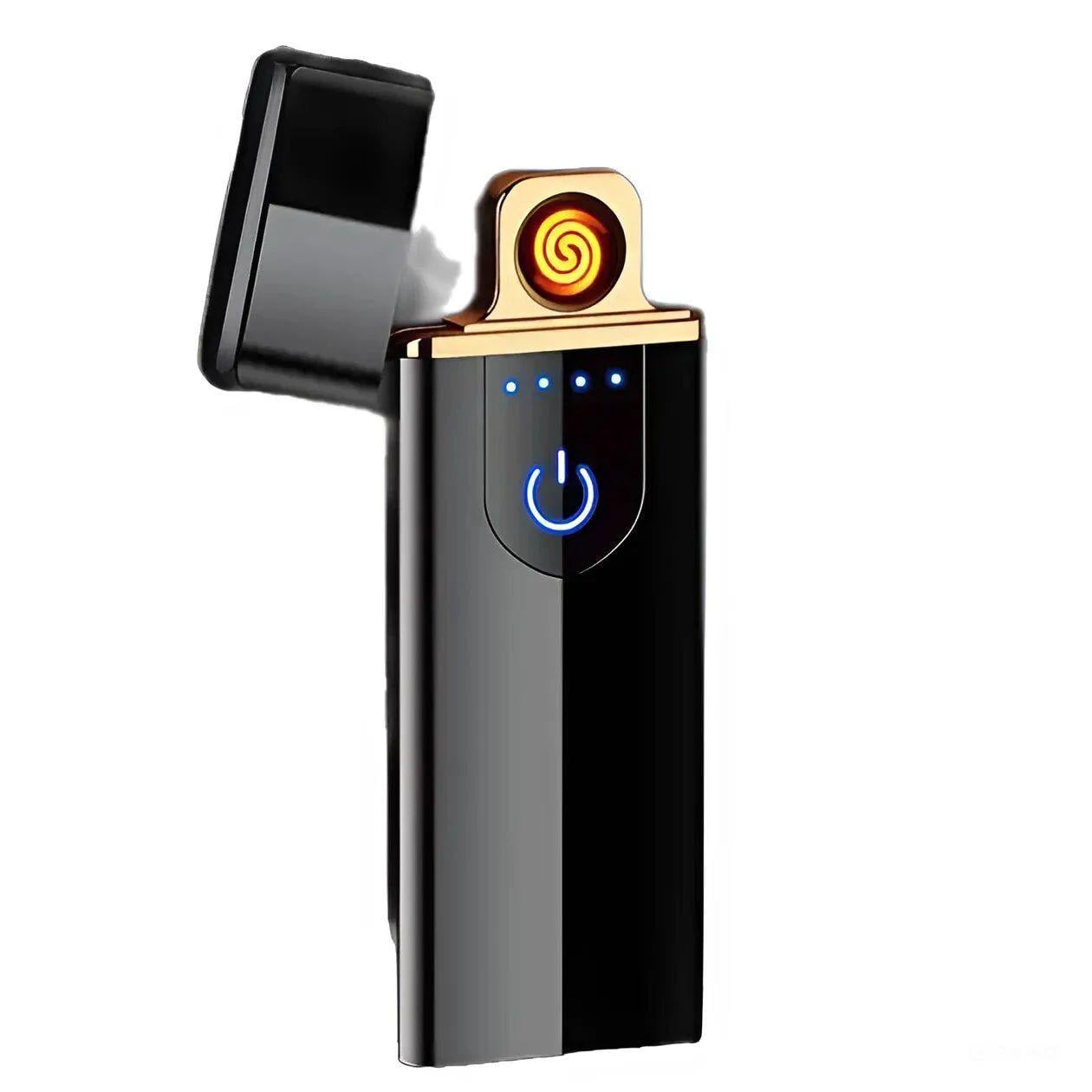 Зажигалка аккумуляторная Lighter USB ZGP ABS Черный (8070)