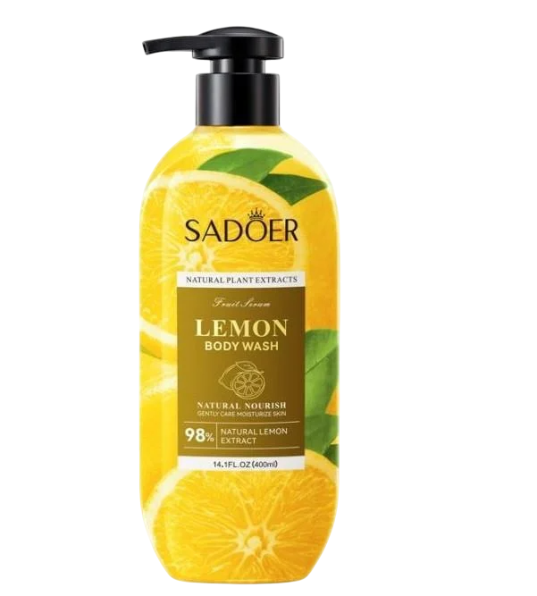 Гель для душа увлажняющий Sadoer Lemon SD57027 мягкий 400 мл