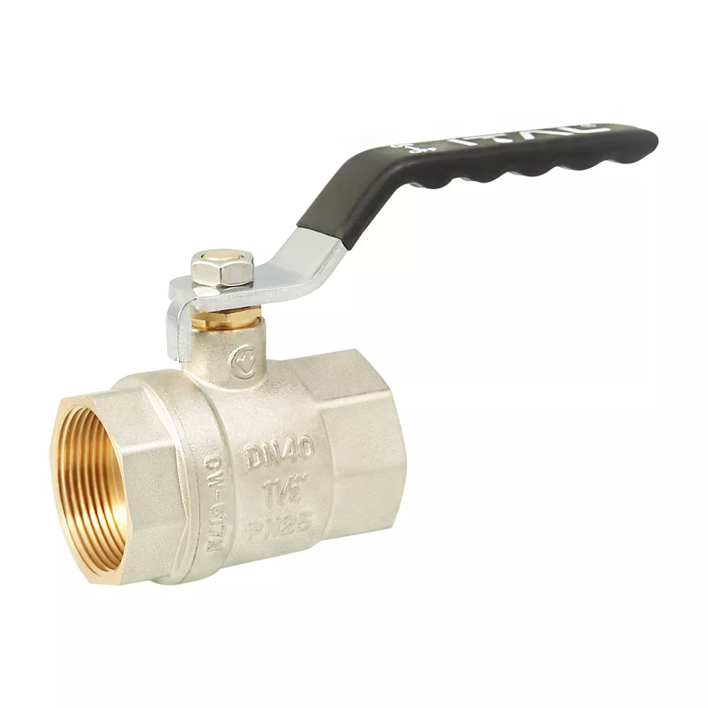 Кран кульовий ITAL PN25 ВВ ручка 1-1/2" Нікель (1046051)