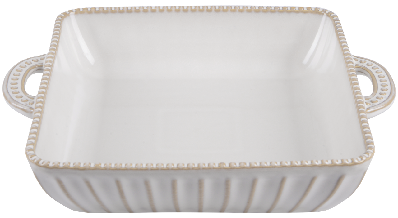 Форма квадратная Limited Edition Allegra Biege каменная керамика 26,5х22х5,5 см (GJH011-26-2-129)