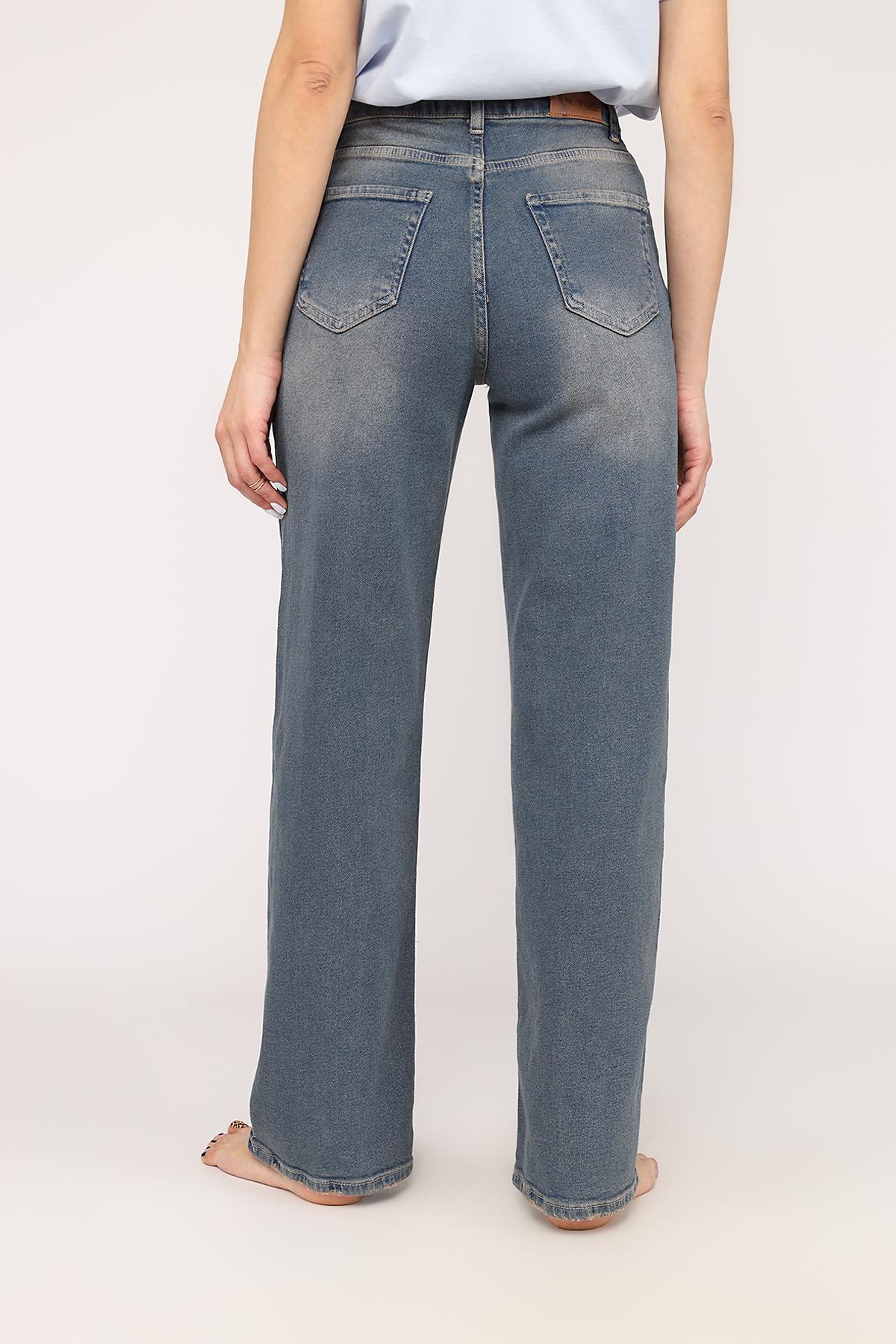 Джинсы женские Wide leg ЦБ-00270121 р. 42 Синий (SKT001045542) - фото 5 Джинсы женские Wide leg ЦБ-00270121 р. 42 Синий (SKT001045542) - фото 5