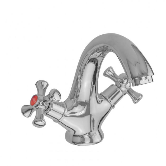 Смеситель для умывальника Wezer JAP1-827 1036604 двухвентильный Хром (102650)
