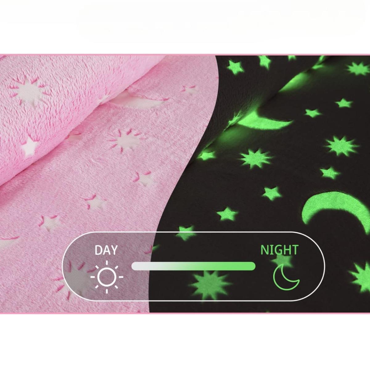 Плед Magic Blanket Зоряне небо 120х180 см Рожевий - фото 6 Плед Magic Blanket Зоряне небо 120х180 см Рожевий - фото 6