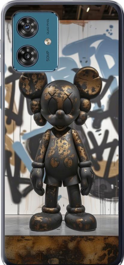 Чехол на Motorola Moto G54 Bronze kaws v2 (6098u-3339-42517) Чехол на Motorola Moto G54 Bronze kaws v2 (6098u-3339-42517)