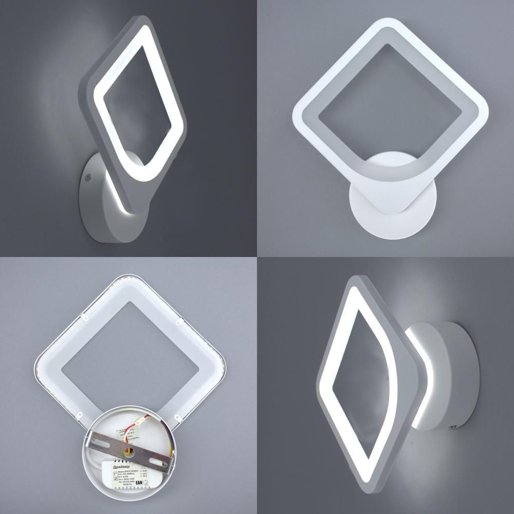 Бра светодиодное ESLLSE TETRA S LED управляемое 22 Вт 220x250x50 мм Белый (00000122609) - фото 2