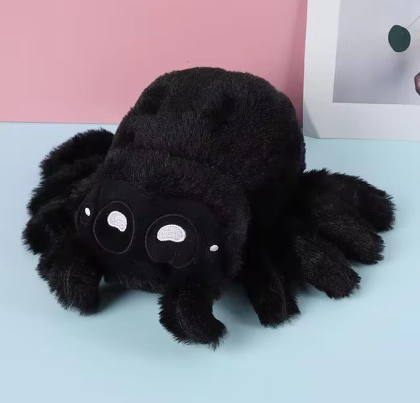 Мягкая игрушка Паук Лукас 18 см Черный