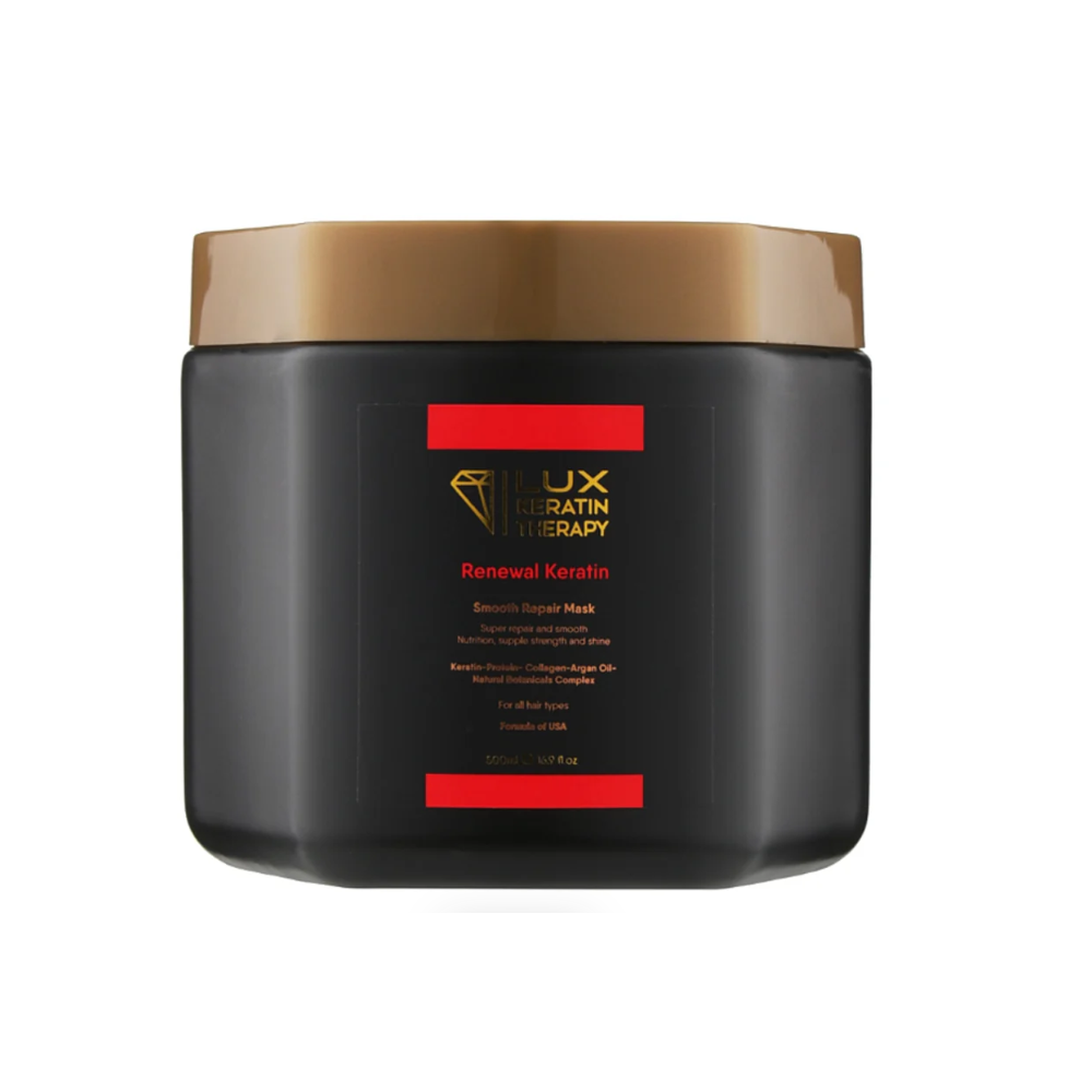 Маска для розгладження і реконструкції волосся Lux Keratin Therapy Renewal Keratin Mask 500 мл
