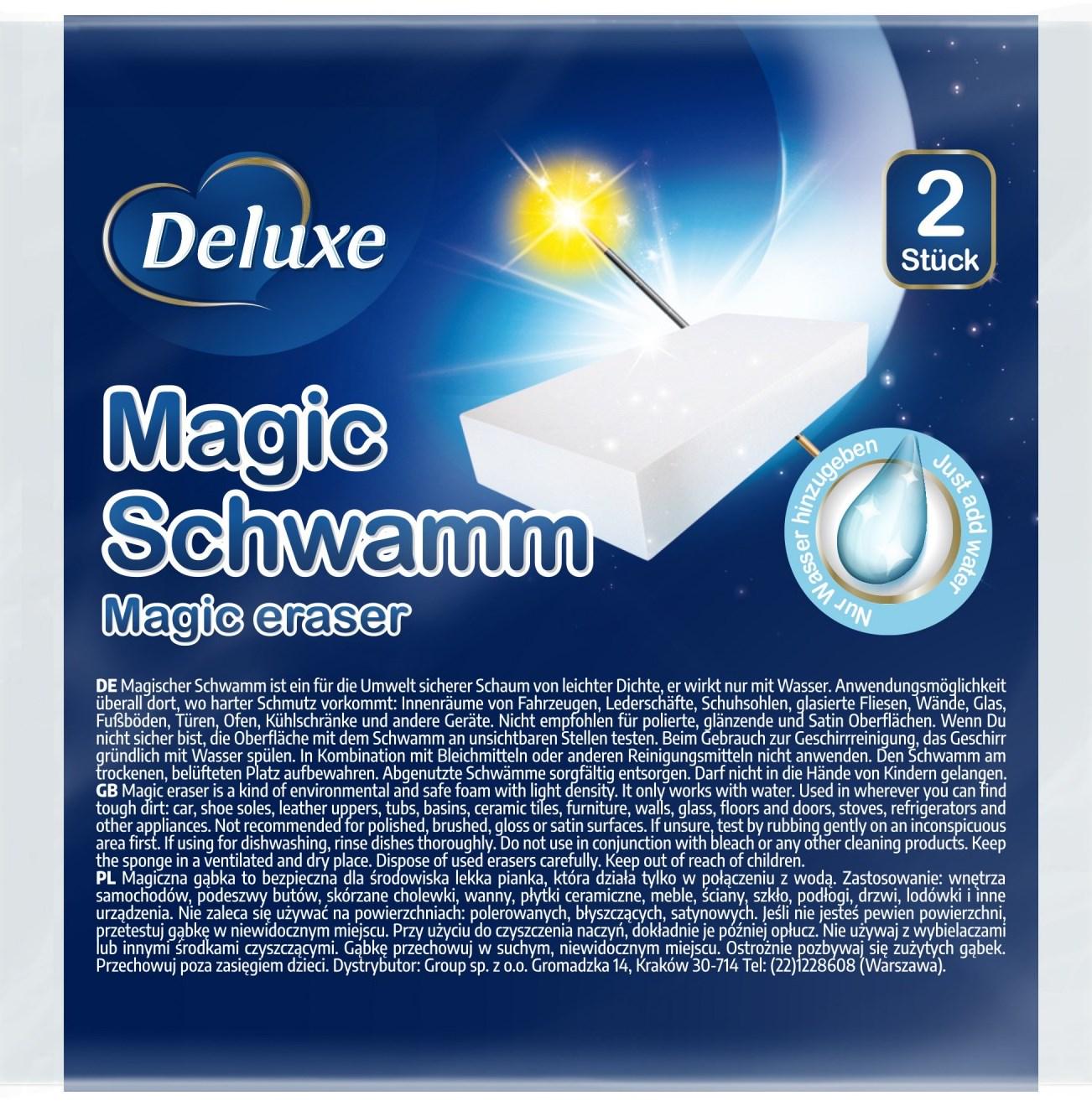 Губка меламиновая Deluxe Magic Schwamm 2 шт. (17350)