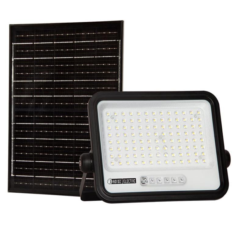 Прожектор светодиодный HOROZ ELECTRIC TIGER PRO-100W 3CCT на солнечной батарее (068-012-2100-010)