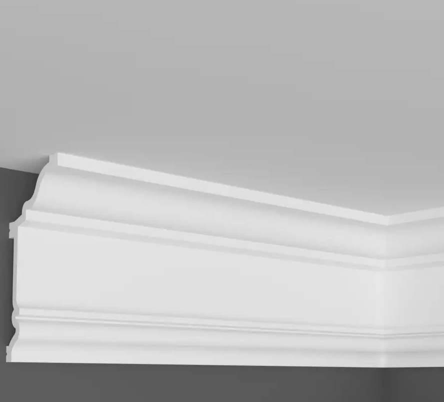 Карниз полимерный для LED-освещения Grand Décor KH 919 жесткий 2000 мм (2322402516)