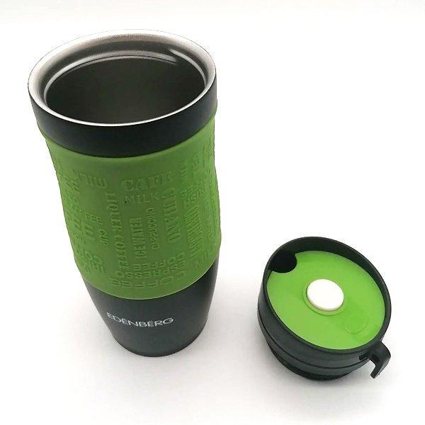 Термокружка-бутылка Edenberg 380 мл Зеленый (EB-624)