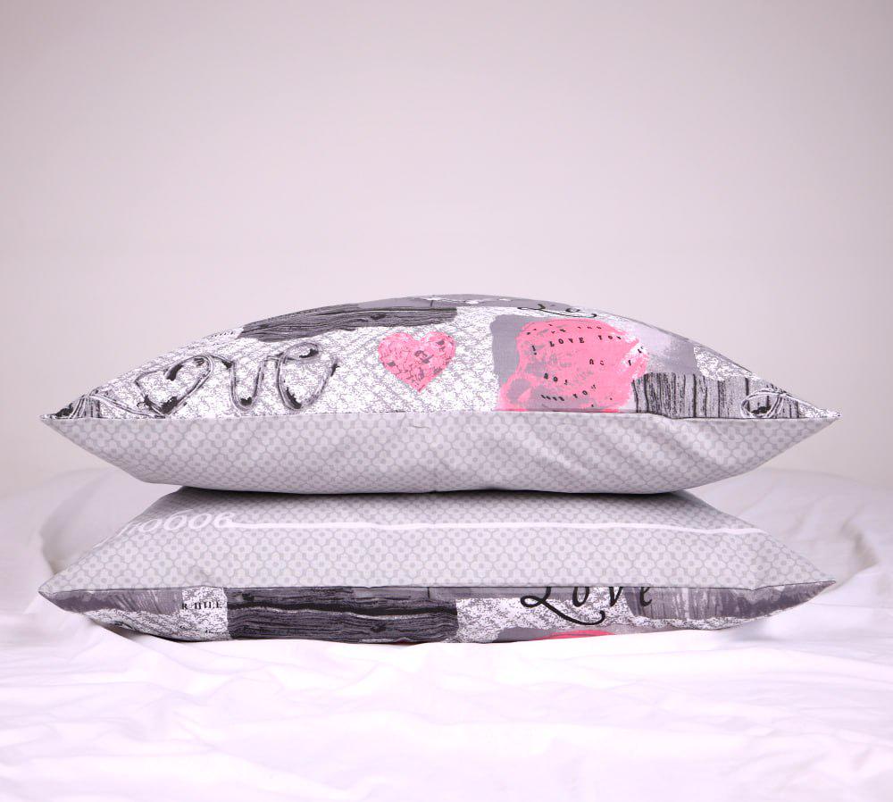 Набор наволочек PaniPava Love Story бязь 50х70 см 2 шт. (80605136)