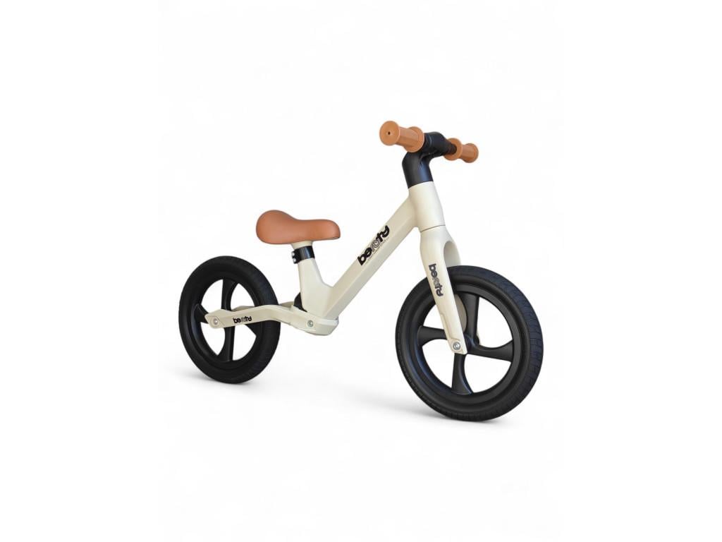 Биговел детский Beruty BBT-A6-14 14" для детей от 3 лет пластиковая рама/подножки/резиновые ручки Бежевый (BBT-A6-14r-s_beg)