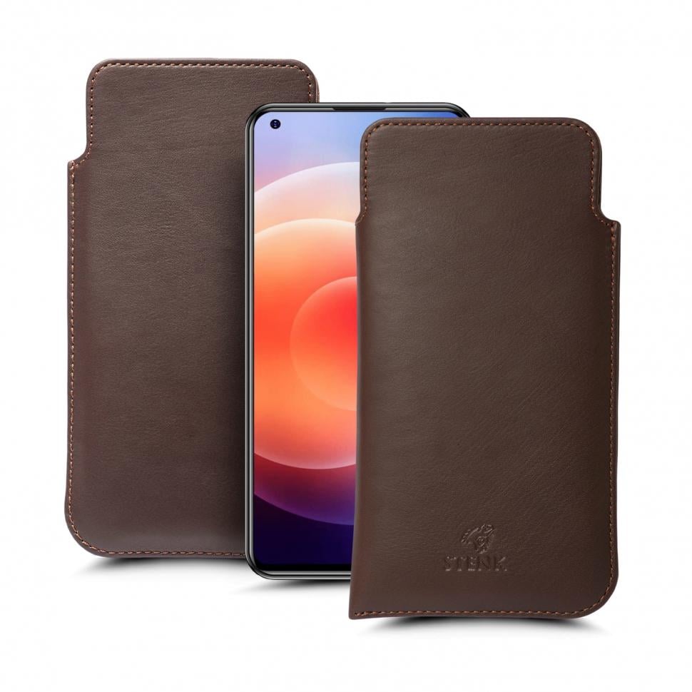 Футляр Stenk Elegance для Doogee N30 Коричневый (68018)