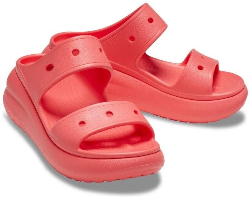 Шльопанці жіночі утеплені Crocs Crush Sandal Neon Watermelon р. 38-39 Рожевий (15205)