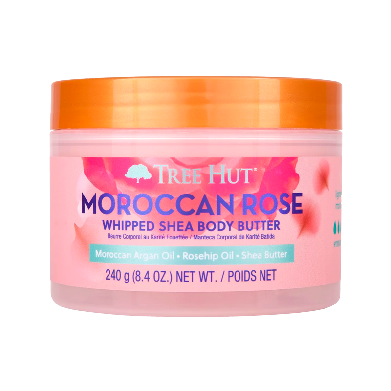 Баттер для тіла з марокканською трояндою Tree Hut MOROCCAN ROSE WHIPPED BODY BUTTER 240 г (Т000378)