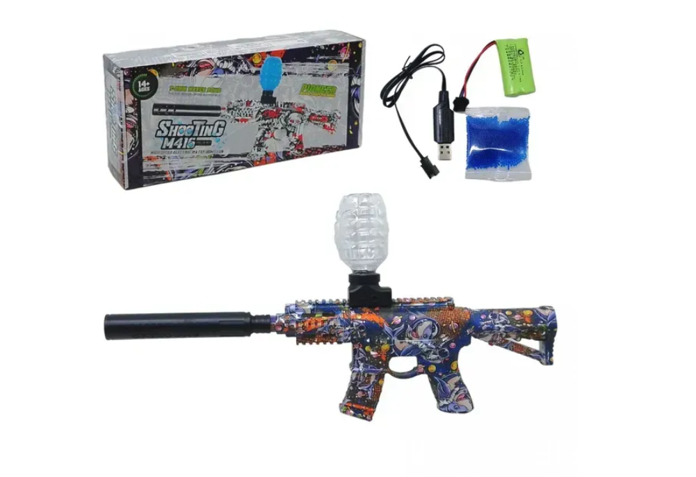 Пистолет-автомат орбибольный WH10 с гелевыми шариками (44988-_359) Пистолет-автомат орбибольный WH10 с гелевыми шариками (44988-_359)