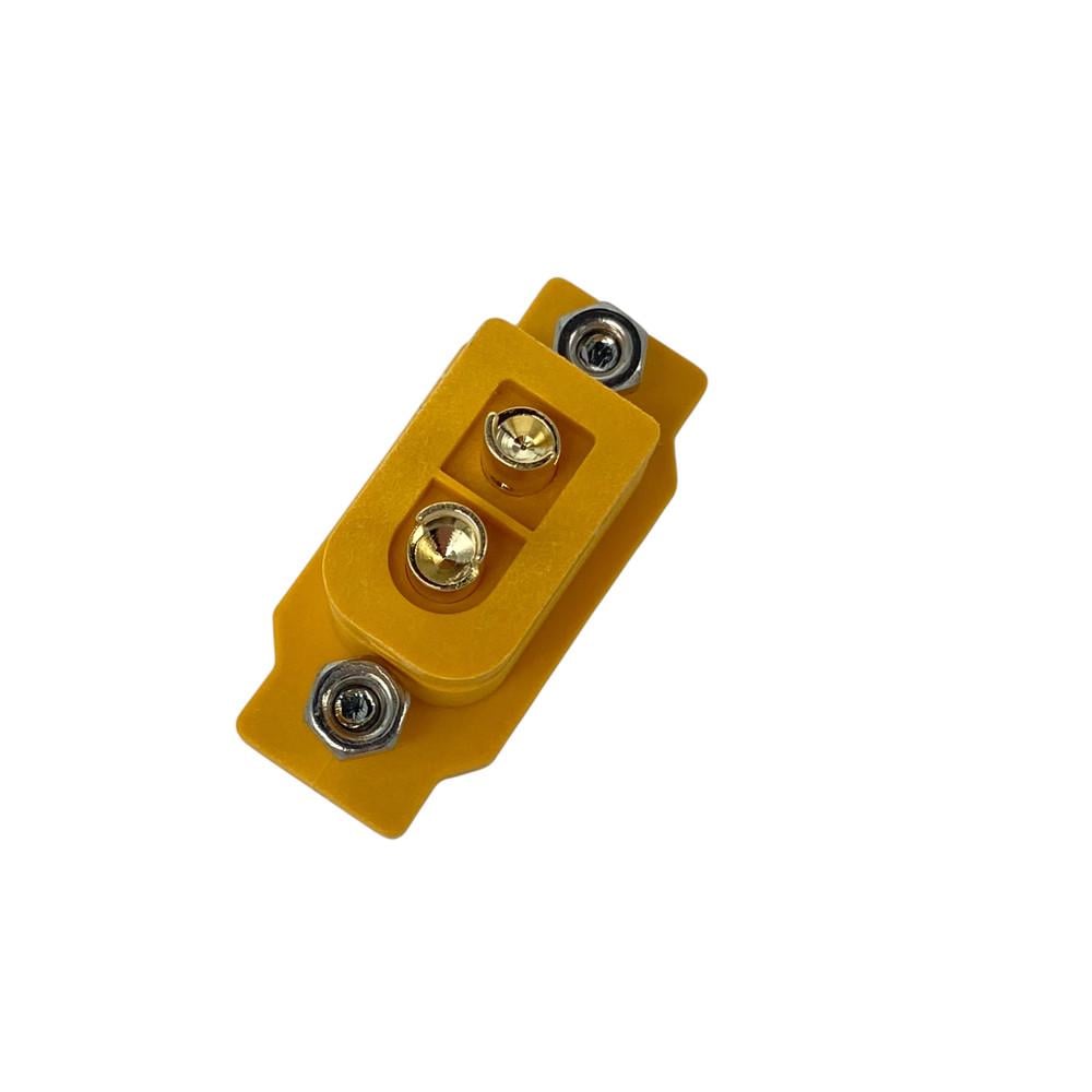 Разъем питания Amass XT60E-F мама с винтиками на корпус Желтый (2465929497) - фото 4 Разъем питания Amass XT60E-F мама с винтиками на корпус Желтый (2465929497) - фото 4