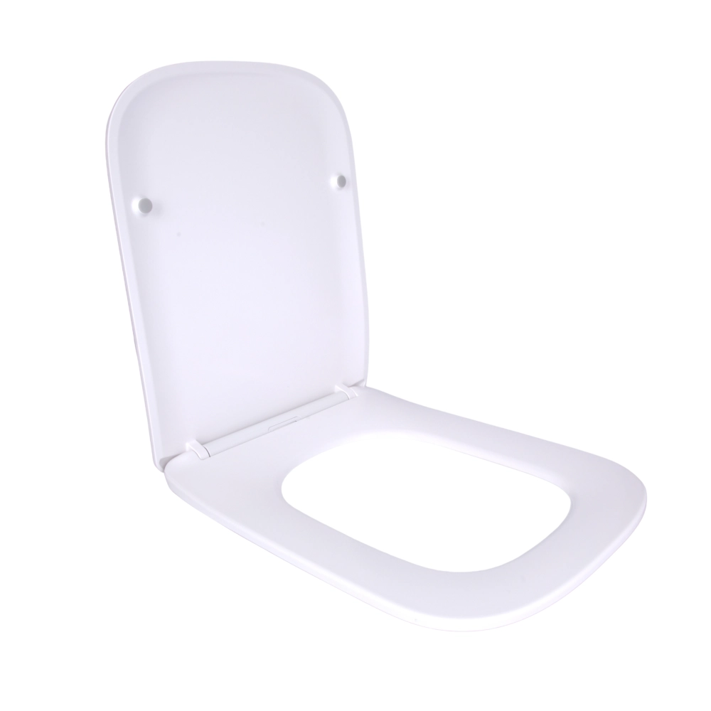 Сиденье для унитаза напольного Qtap Stenava с микролифтом Slim Duroplast Quick Release QT99SC8303W 435x345x30 мм White (SD00053190)