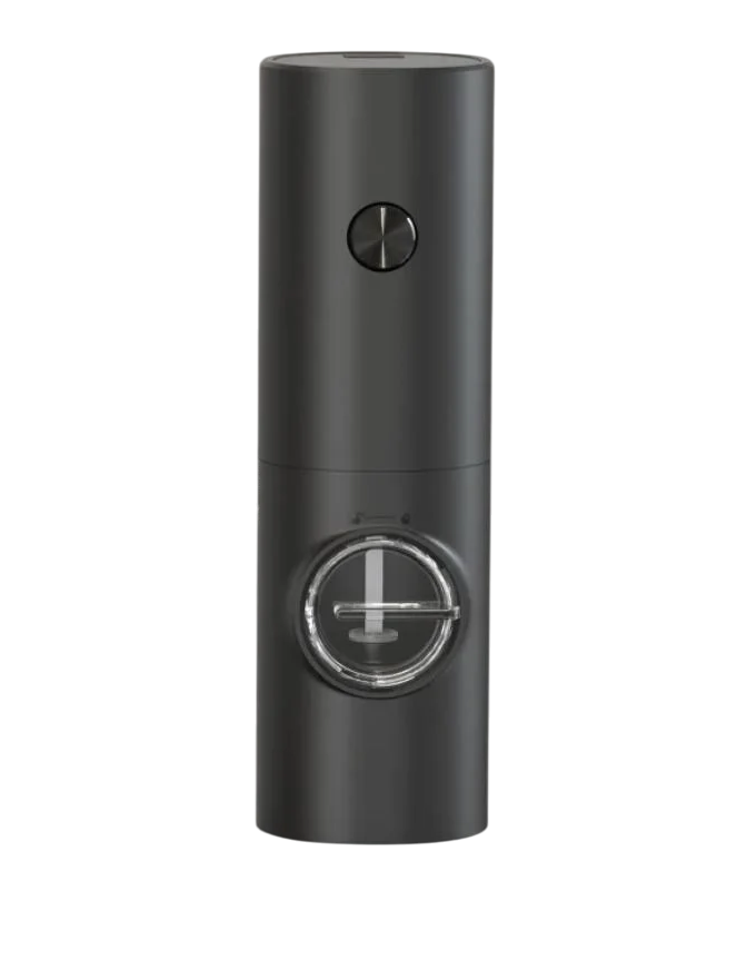 Млин електричний Especias для солі/перцю/спецій на батарейках з регулятором помелу та підсвічуванням Чорний (100186541)