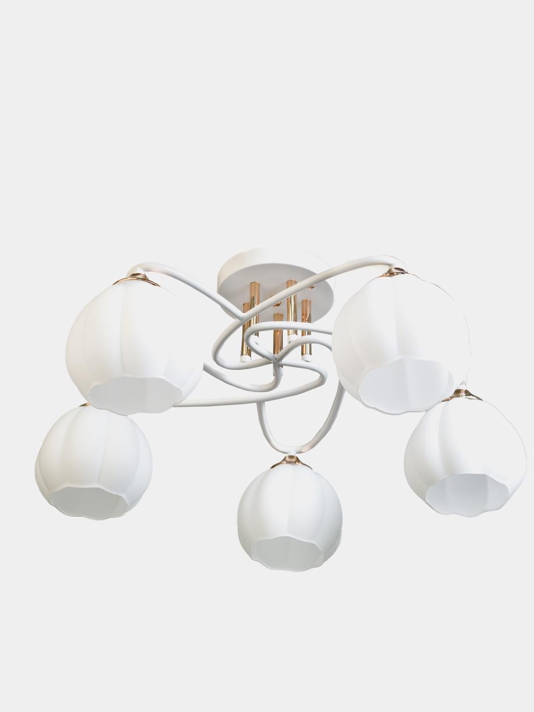 Люстра LK-736C/5 E27 WH+FG (29-460)