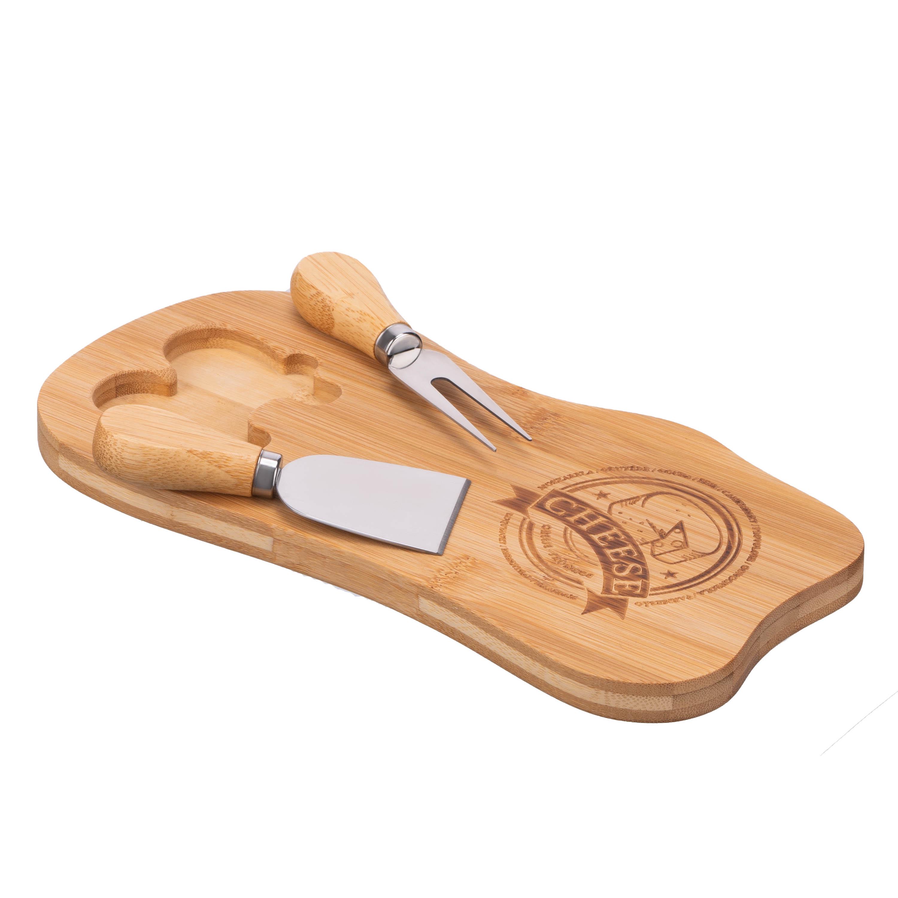 Набор для подачи сыра Ardesto AR0921 Midori бамбук 28х14х2 см (74cb67c3) - фото 2