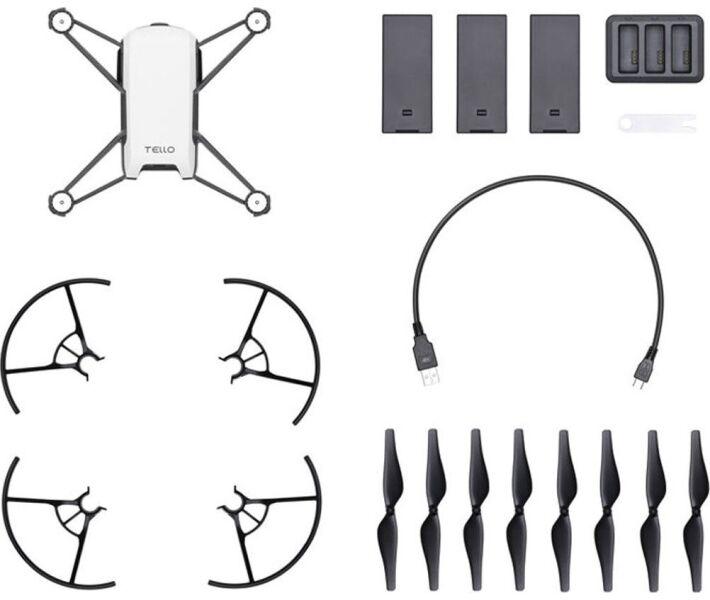 Квадрокоптер DJI Ryze Tello Boost Combo White CP.TL.00000015.01 EU (69343) - фото 4 Квадрокоптер DJI Ryze Tello Boost Combo White CP.TL.00000015.01 EU (69343) - фото 4